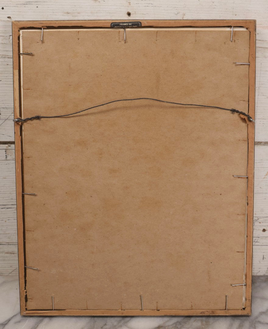 Lot 179 - Antique Gibson Girl Framed Print Of Charles Dana Gibson's "The Eternal Question," Copyright 1906 By Collier's