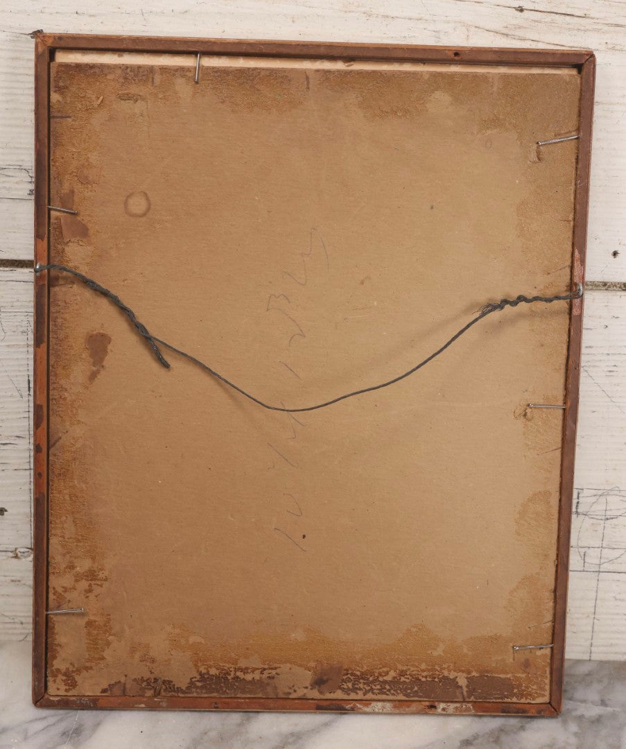 Lot 181 - Vintage Framed Relief Print Depicting Pan Playing The Flute, Modernist Mythological Figure Study