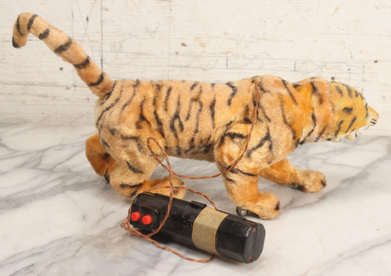 Lot 187 - Vintage Marx Battery-Operated "Bengali" Growling And Prowling Tiger Toy, Made In Japan, 1961, Not Working