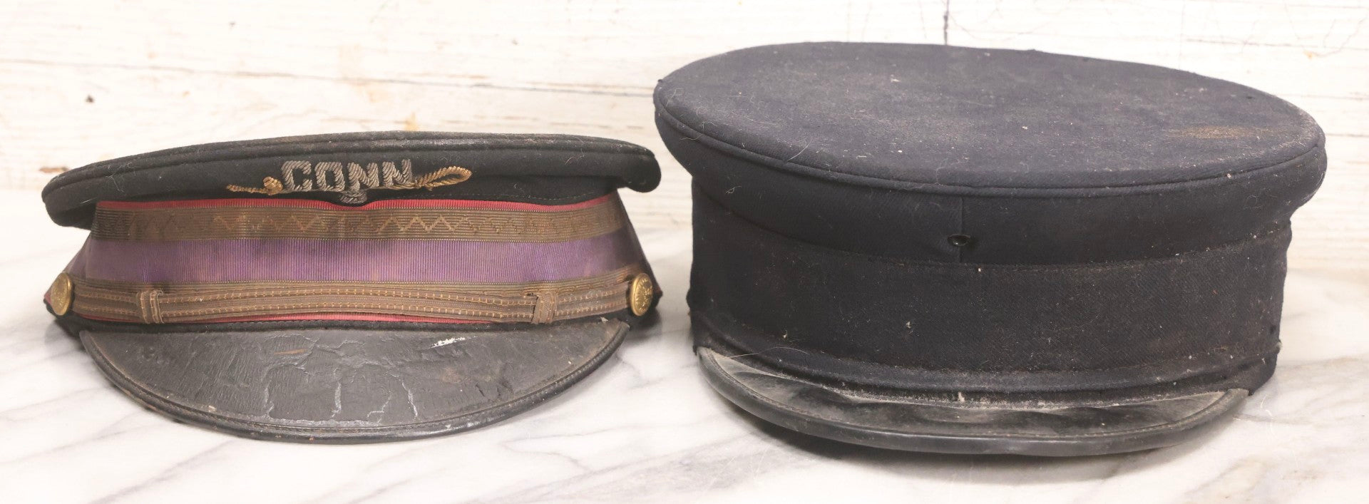Lot 189 - Antique Pair Of Fraternal And Uniform Caps Including I.O.O.F.. Patriarchs Militant Hat And H&K Uniform Co. Cap