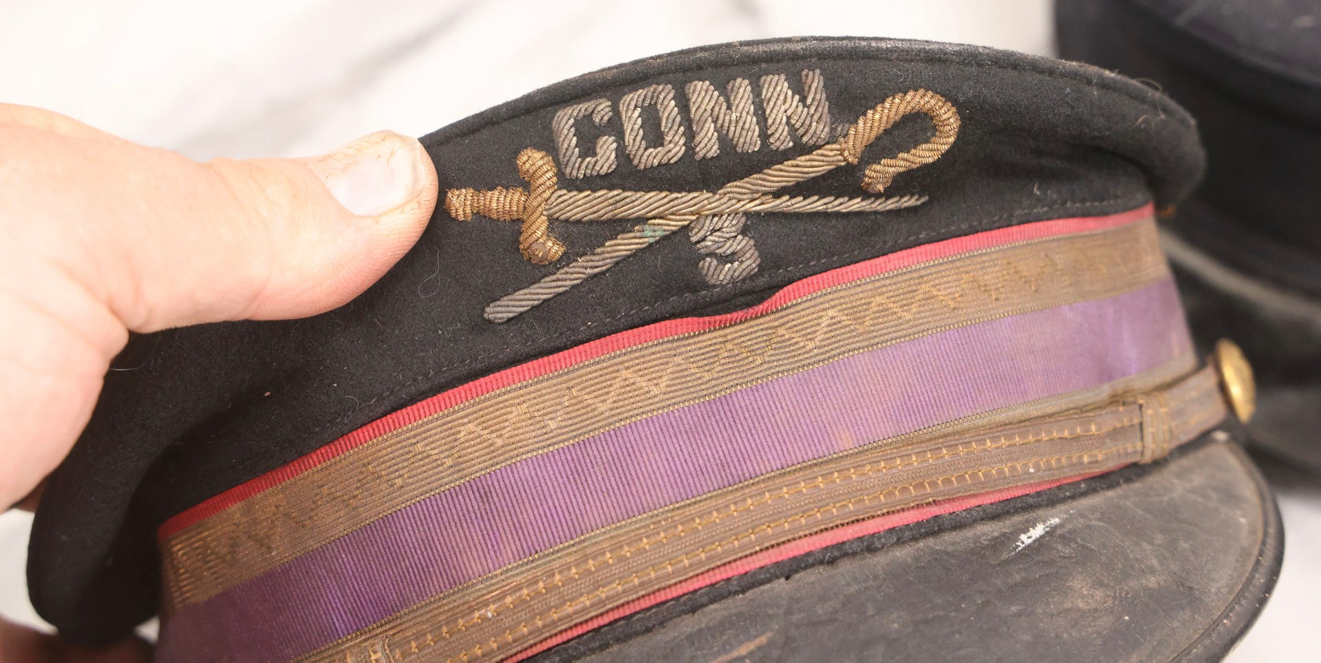 Lot 189 - Antique Pair Of Fraternal And Uniform Caps Including I.O.O.F.. Patriarchs Militant Hat And H&K Uniform Co. Cap