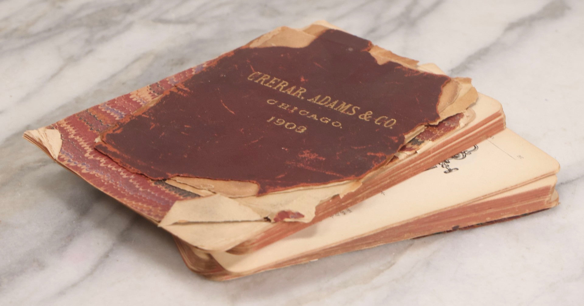 Lot 193 - Antique Crerar, Adams & Co. “Railway Supplies” Illustrated Trade Catalogue, Chicago, 1903, With Engraved Industrial And Railroad Equipment Illustrations, Poor Craft Grade Condition