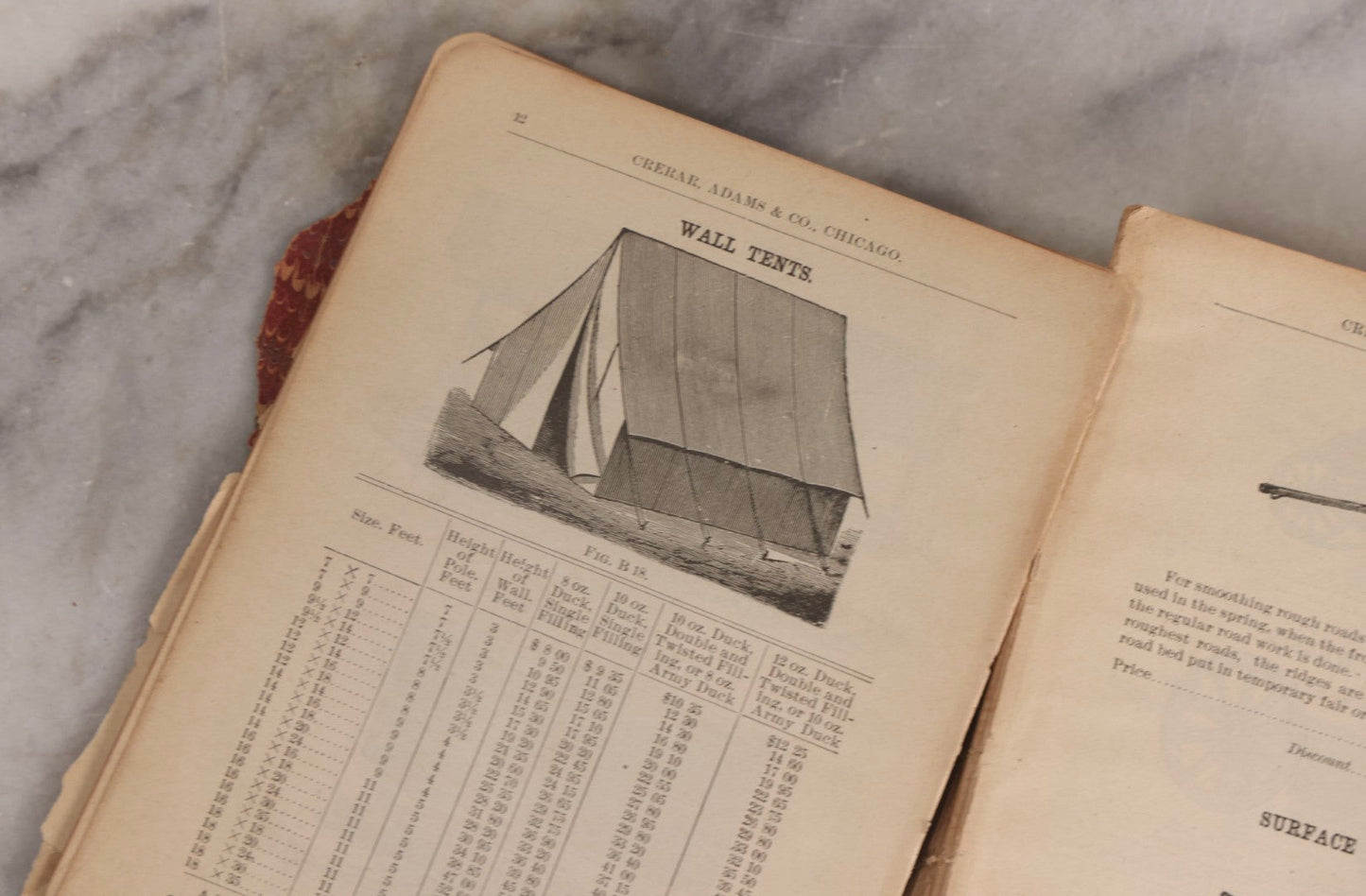Lot 193 - Antique Crerar, Adams & Co. “Railway Supplies” Illustrated Trade Catalogue, Chicago, 1903, With Engraved Industrial And Railroad Equipment Illustrations, Poor Craft Grade Condition