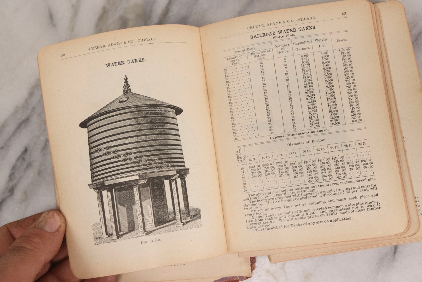 Lot 193 - Antique Crerar, Adams & Co. “Railway Supplies” Illustrated Trade Catalogue, Chicago, 1903, With Engraved Industrial And Railroad Equipment Illustrations, Poor Craft Grade Condition