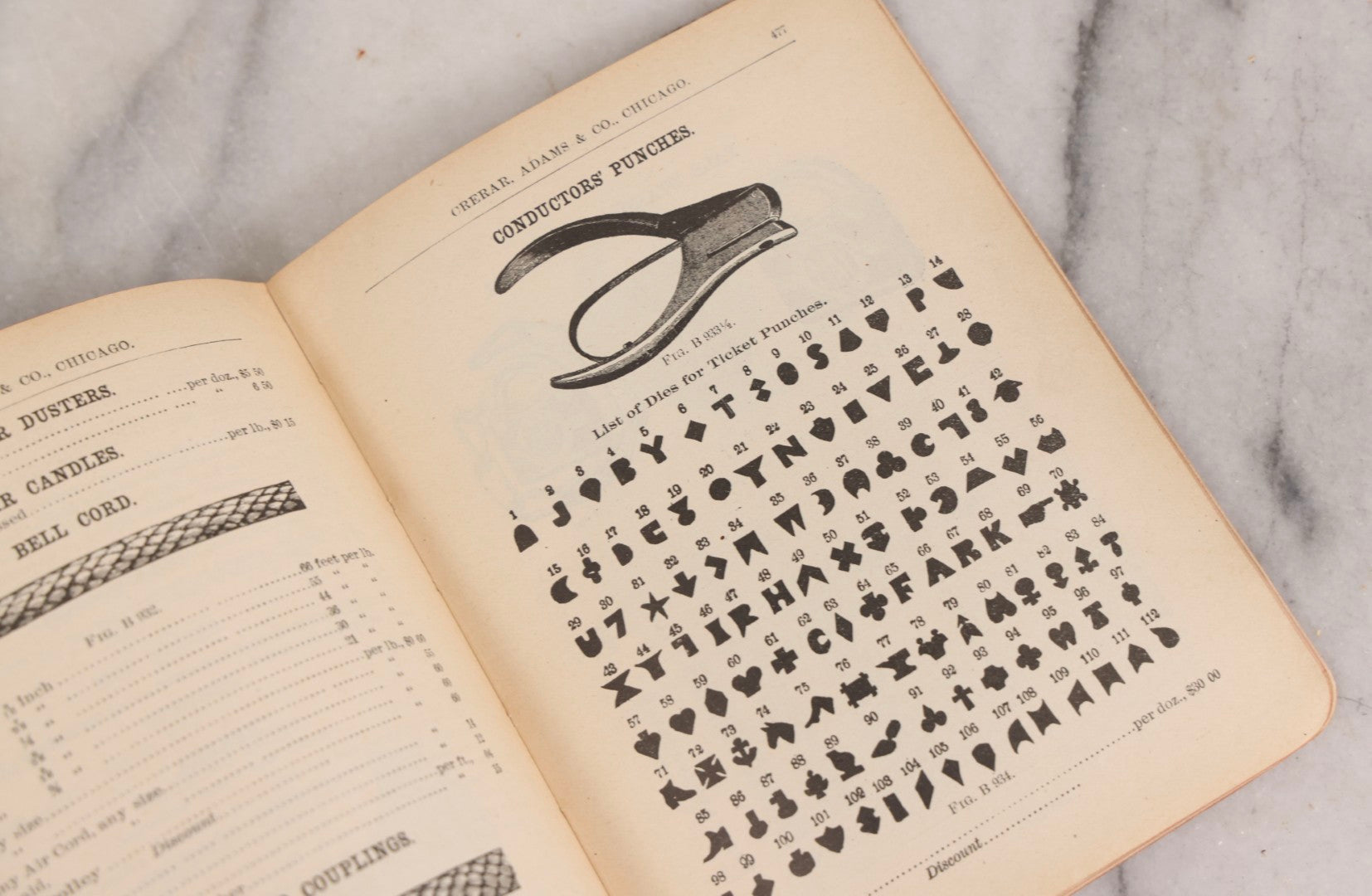 Lot 193 - Antique Crerar, Adams & Co. “Railway Supplies” Illustrated Trade Catalogue, Chicago, 1903, With Engraved Industrial And Railroad Equipment Illustrations, Poor Craft Grade Condition