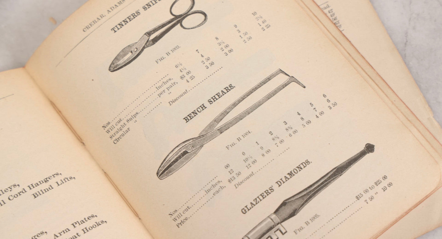 Lot 193 - Antique Crerar, Adams & Co. “Railway Supplies” Illustrated Trade Catalogue, Chicago, 1903, With Engraved Industrial And Railroad Equipment Illustrations, Poor Craft Grade Condition