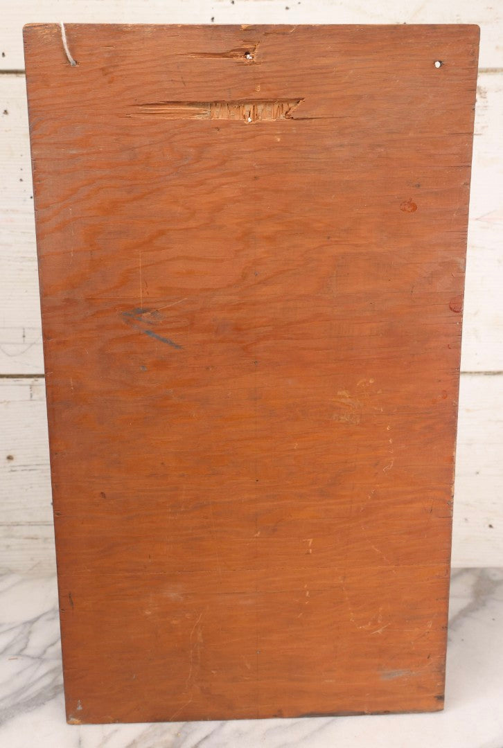 Lot 194 - Antique Railroad Wall-Mounted Document And Order Holder With Hand-Painted Lettering “Recap / Special Orders,” Reported Erie Railroad Station Use, Washingtonville, New York