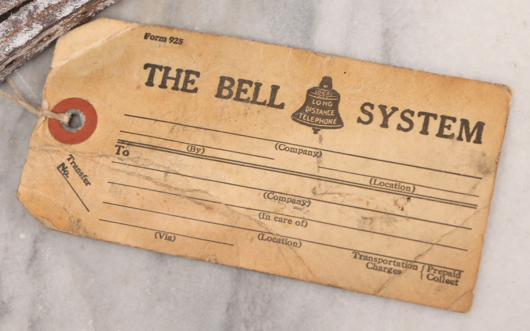 Lot 198 - Vintage Bell System Lineman's Leather Safety Belt Pole Strap, Attributed To Don Grandstaff