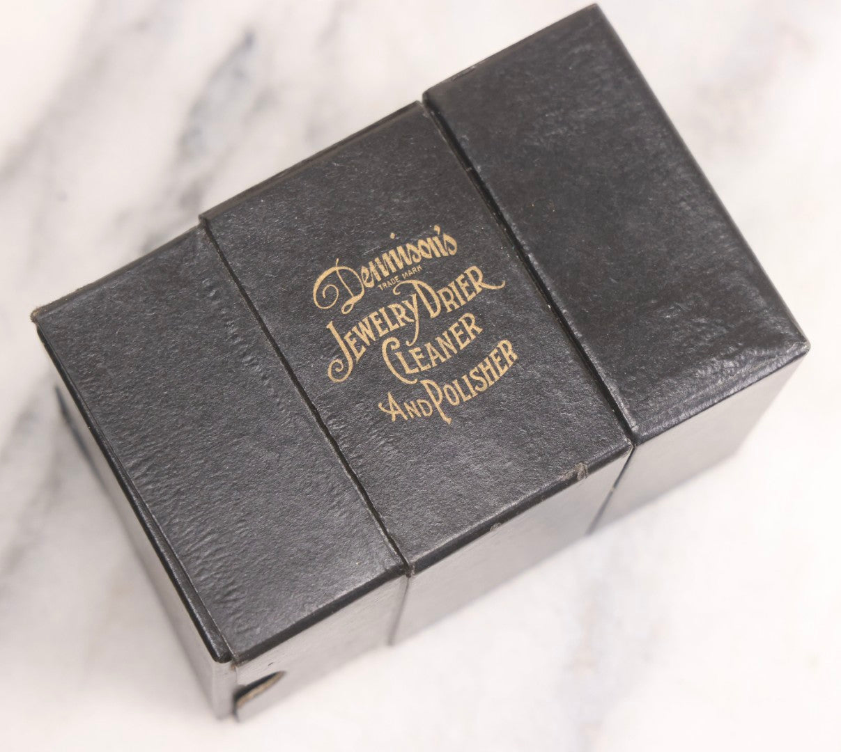 Lot 208 - Antique Dennison's Jewelry Cleaning Outfit In Original Labeled Box With Contents And Printed Directions, Dennison Manufacturing Co., Early 20th Century