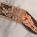 Lot 217 - Antique German Spring-Loaded “Finger Snapper” Risqué Joke Card, “Miss Lola – Only For Gentlemen,” Mechanical Pull-Tab Prank