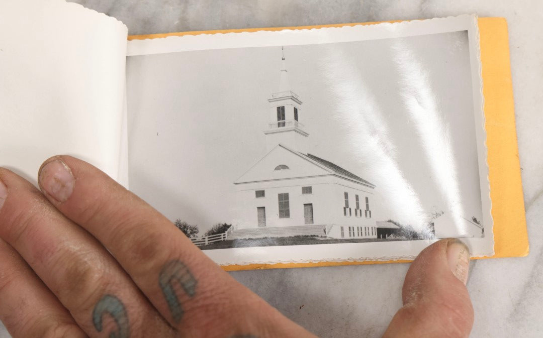 Lot 220 - Antique Photo Album Of Rye, New Hampshire Meeting Houses And 1959 Fire, “Memories Of The Rye Meeting Houses,” With Nine Original Snapshots