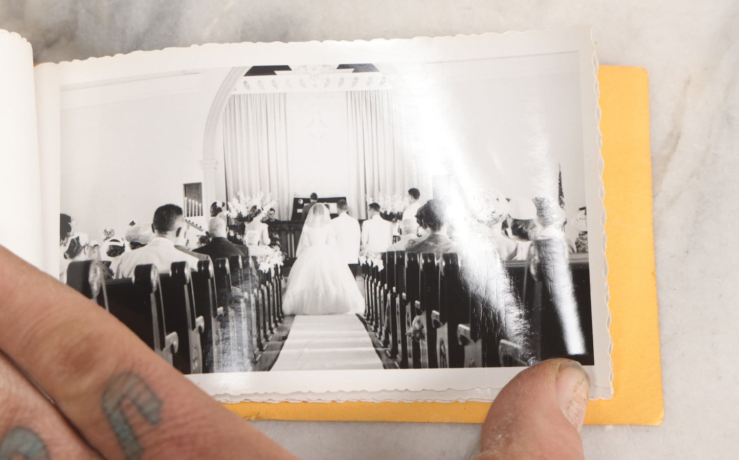 Lot 220 - Antique Photo Album Of Rye, New Hampshire Meeting Houses And 1959 Fire, “Memories Of The Rye Meeting Houses,” With Nine Original Snapshots