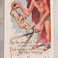Lot 222 - Antique Devil Postcard With Humorous Verse “May The Devil Cut The Toes Off All Our Foes…,” Copyright 1906 H. H. Tammen, Denver, Colorado, Postmarked 1907, Used