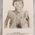 Lot 224 - Antique Real Photo Postcard Of Mummified Remains “Esther,” Basketmaker Maiden, Mesa Verde Museum, Undivided Back