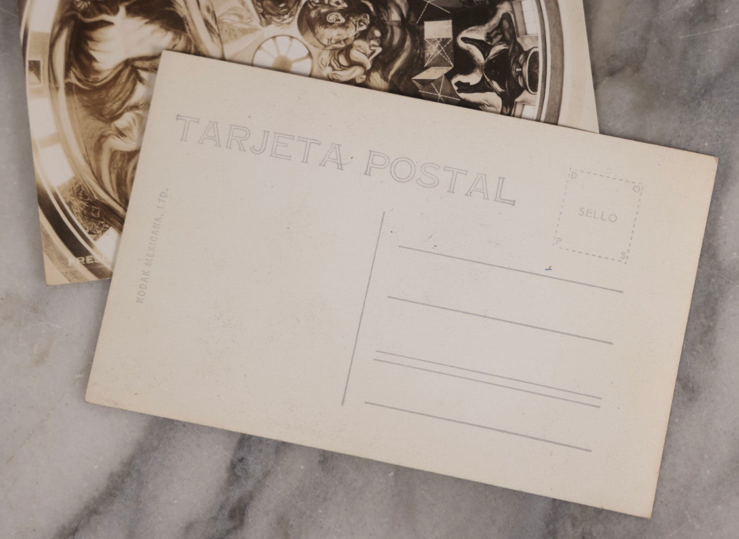 Lot 227 - Grouping Of 10 Vintage Souvenir Photo Postcards Depicting Murals By José Clemente Orozco At The Government Palace, Guadalajara, Mexico