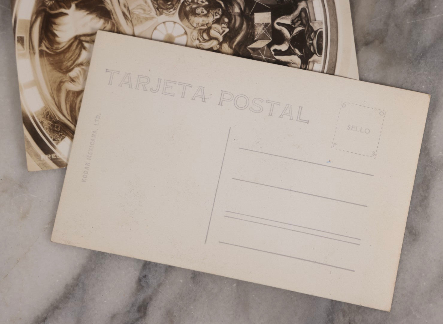 Lot 227 - Grouping Of 10 Vintage Souvenir Photo Postcards Depicting Murals By José Clemente Orozco At The Government Palace, Guadalajara, Mexico