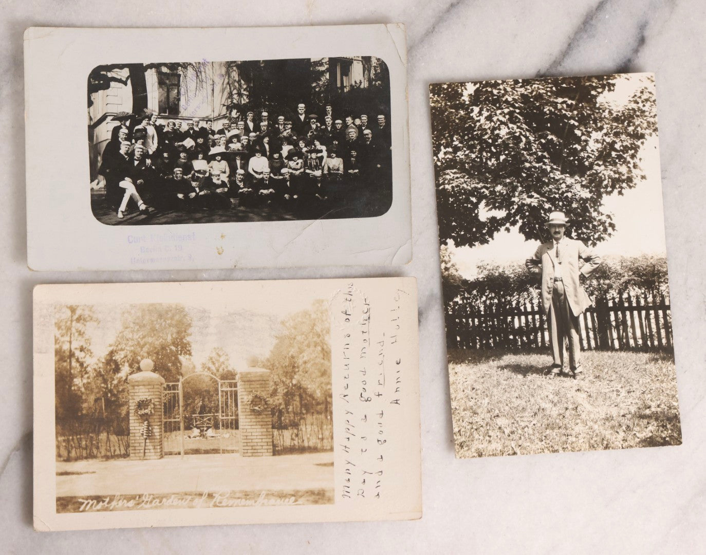 Lot 231 - Grouping Of 38 Antique Real Photo Postcards R.P.P.C.. Featuring People And Portraits Including Soldiers, Workers, Parade Scenes, Men, Women, And Children, Early 20th Century