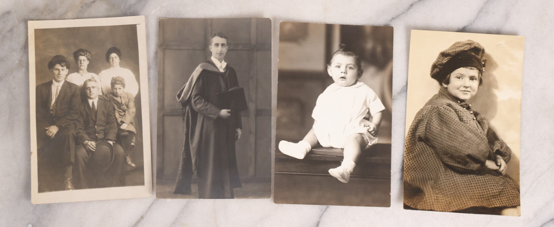 Lot 231 - Grouping Of 38 Antique Real Photo Postcards R.P.P.C.. Featuring People And Portraits Including Soldiers, Workers, Parade Scenes, Men, Women, And Children, Early 20th Century