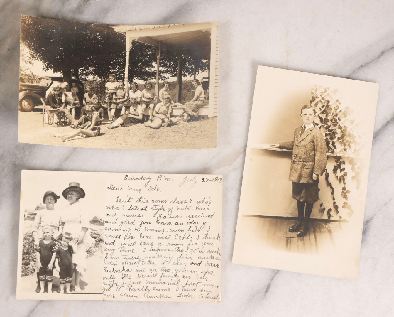 Lot 231 - Grouping Of 38 Antique Real Photo Postcards R.P.P.C.. Featuring People And Portraits Including Soldiers, Workers, Parade Scenes, Men, Women, And Children, Early 20th Century