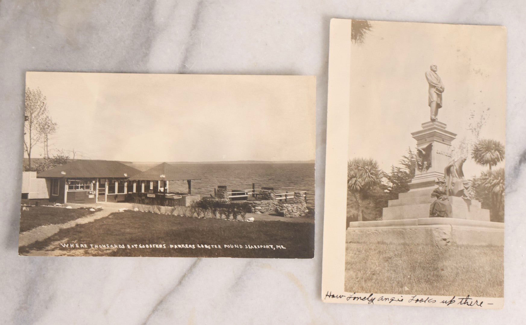 Lot 232 - Grouping Of 60 Antique Building And Architecture Real Photo Postcards R.P.P.C.., New England Focus, Early 20th Century