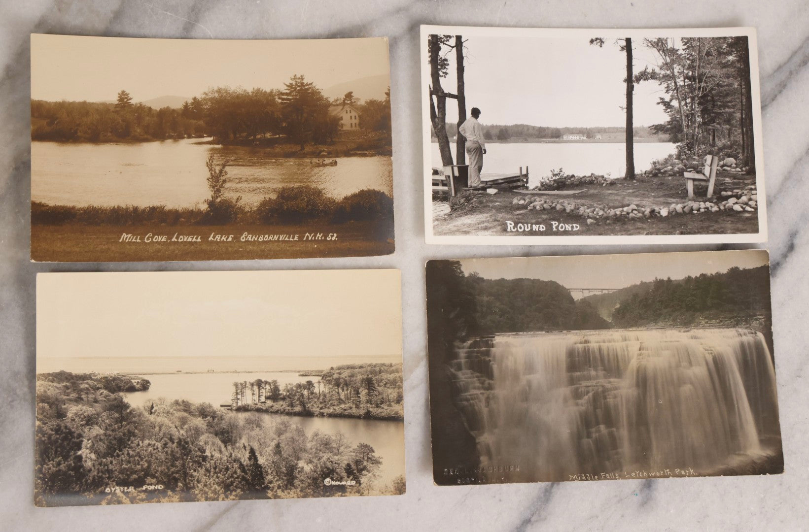 Lot 233 - Grouping Of 41 Antique Landscape And Seascape Real Photo Postcards R.P.P.C.., United States, Early 20th Century