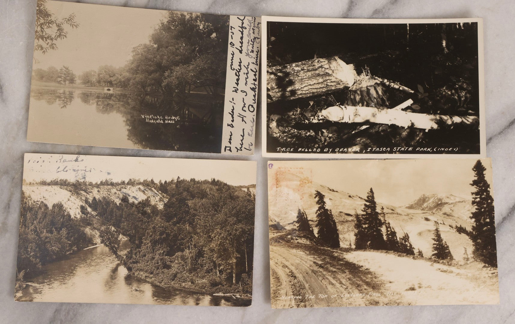 Lot 233 - Grouping Of 41 Antique Landscape And Seascape Real Photo Postcards R.P.P.C.., United States, Early 20th Century
