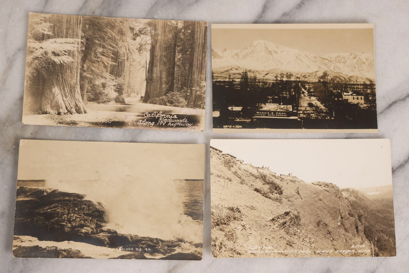Lot 233 - Grouping Of 41 Antique Landscape And Seascape Real Photo Postcards R.P.P.C.., United States, Early 20th Century