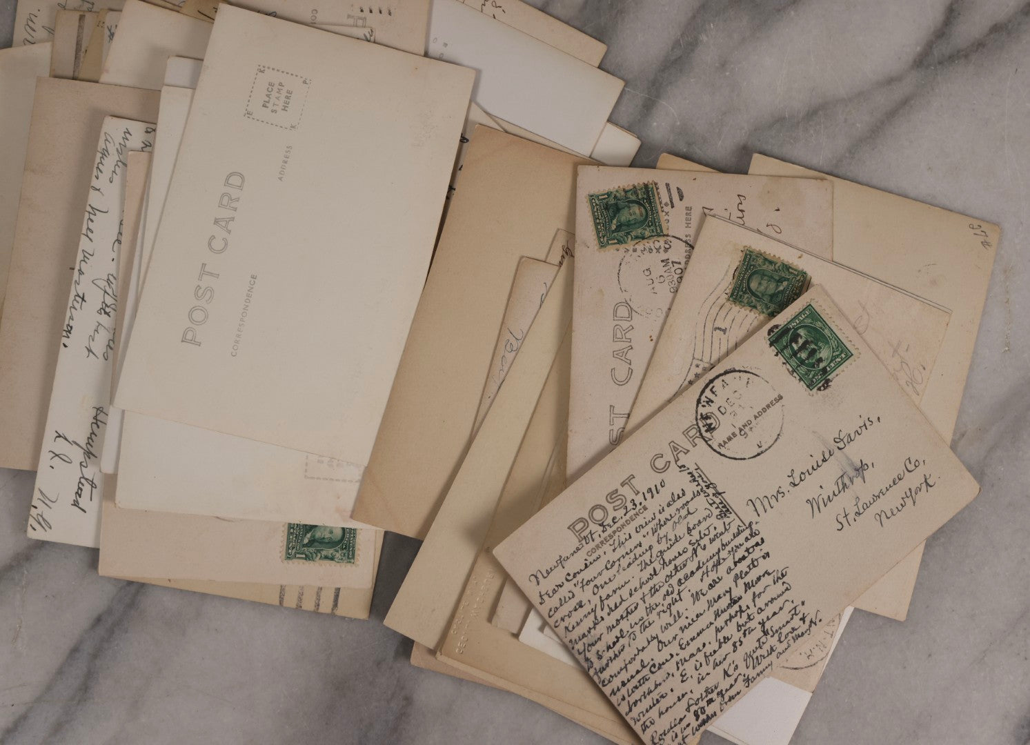 Lot 233 - Grouping Of 41 Antique Landscape And Seascape Real Photo Postcards R.P.P.C.., United States, Early 20th Century