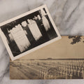 Lot 234 - Pair Of Antique Photographs Featuring Historic Cemetery Scenes, Including 19th Century New England Gravestones And World War I American Expeditionary Forces Cemetery, France