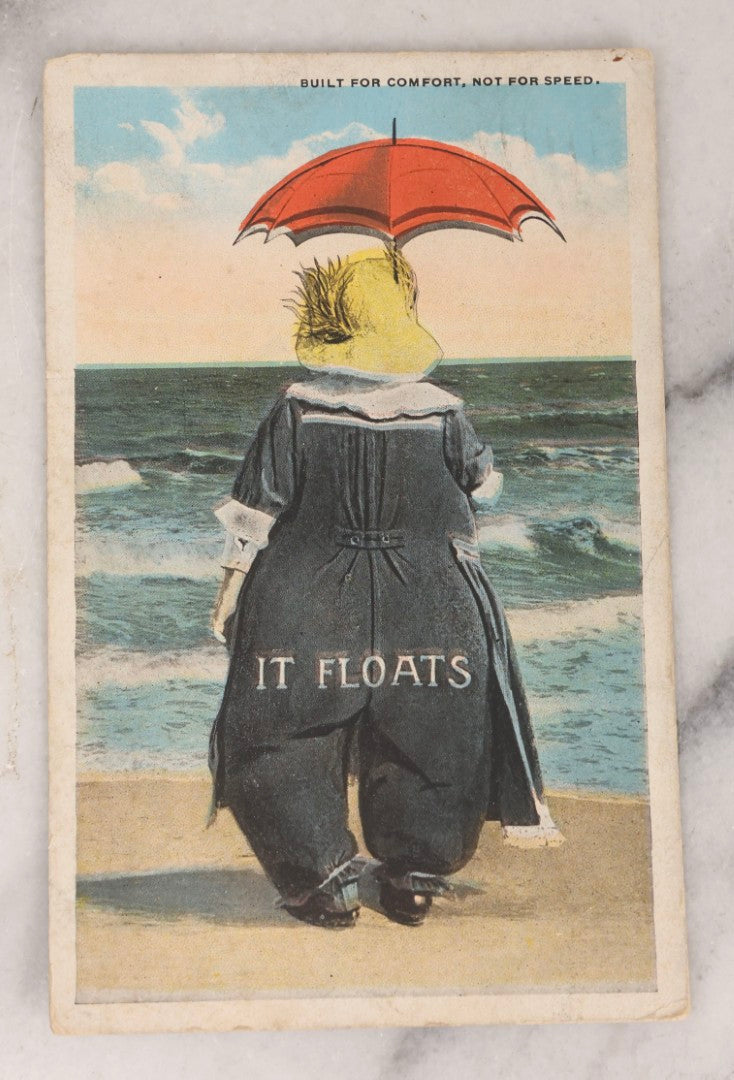 Lot 237 - Grouping Of 19 Antique And Vintage Postcards And Ephemera, Including "It Floats", Asbury Park, New Jersey, Natural Bridge, Virginia, And "Boraxine" Trade Card