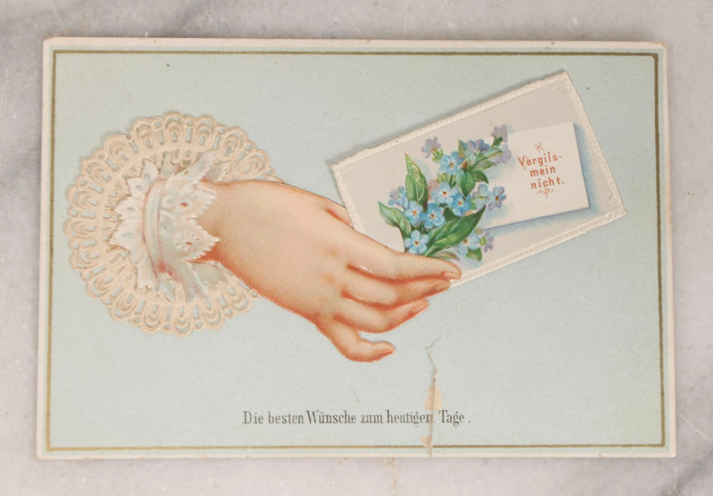 Lot 237 - Grouping Of 19 Antique And Vintage Postcards And Ephemera, Including "It Floats", Asbury Park, New Jersey, Natural Bridge, Virginia, And "Boraxine" Trade Card