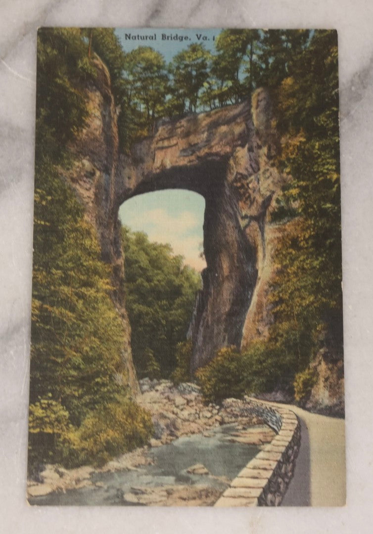 Lot 237 - Grouping Of 19 Antique And Vintage Postcards And Ephemera, Including "It Floats", Asbury Park, New Jersey, Natural Bridge, Virginia, And "Boraxine" Trade Card