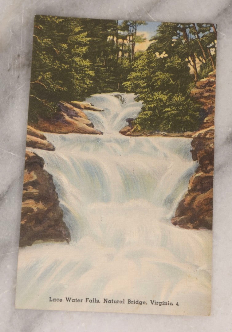 Lot 237 - Grouping Of 19 Antique And Vintage Postcards And Ephemera, Including "It Floats", Asbury Park, New Jersey, Natural Bridge, Virginia, And "Boraxine" Trade Card