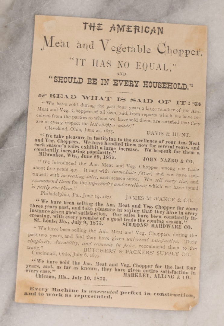 Lot 237 - Grouping Of 19 Antique And Vintage Postcards And Ephemera, Including "It Floats", Asbury Park, New Jersey, Natural Bridge, Virginia, And "Boraxine" Trade Card