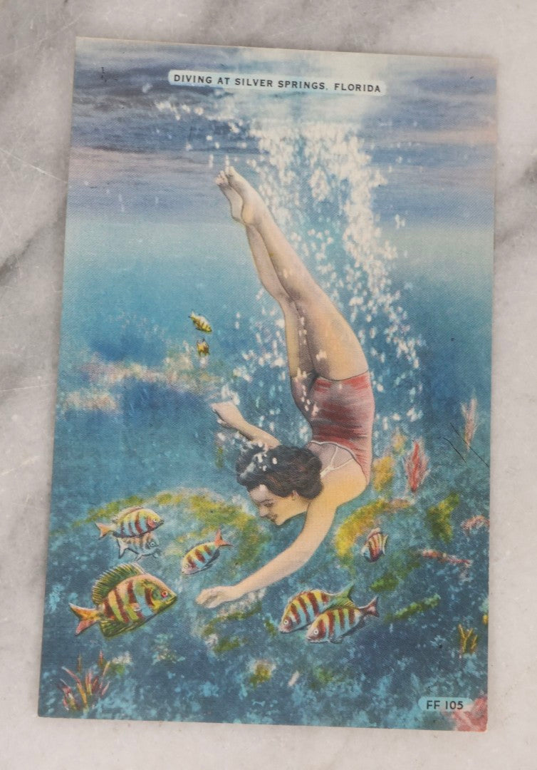 Lot 237 - Grouping Of 19 Antique And Vintage Postcards And Ephemera, Including "It Floats", Asbury Park, New Jersey, Natural Bridge, Virginia, And "Boraxine" Trade Card