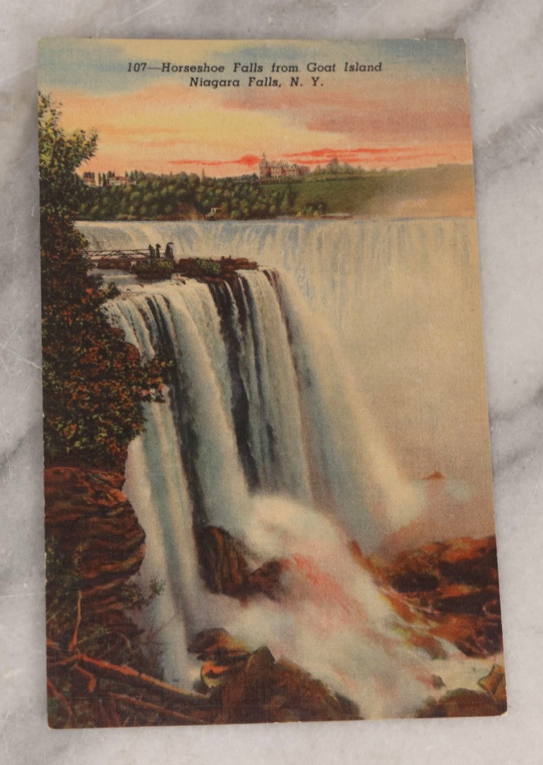 Lot 237 - Grouping Of 19 Antique And Vintage Postcards And Ephemera, Including "It Floats", Asbury Park, New Jersey, Natural Bridge, Virginia, And "Boraxine" Trade Card