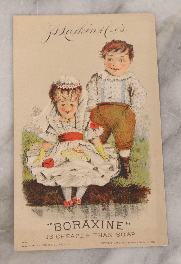 Lot 237 - Grouping Of 19 Antique And Vintage Postcards And Ephemera, Including "It Floats", Asbury Park, New Jersey, Natural Bridge, Virginia, And "Boraxine" Trade Card