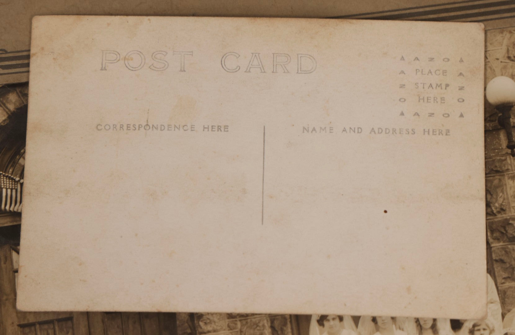 Lot 238 - Grouping Of Six Antique And Vintage Photographs Including Real Photo Postcard R.P.P.C.. Of Farm Equipment, First Communion Class Foldered Group Photograph, And Portrait Studies