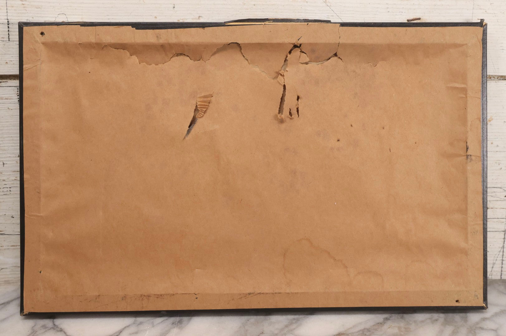 Lot 241 - Vintage Framed “Giant Steps” Board Game Cover Illustration, Milton Bradley, 1957