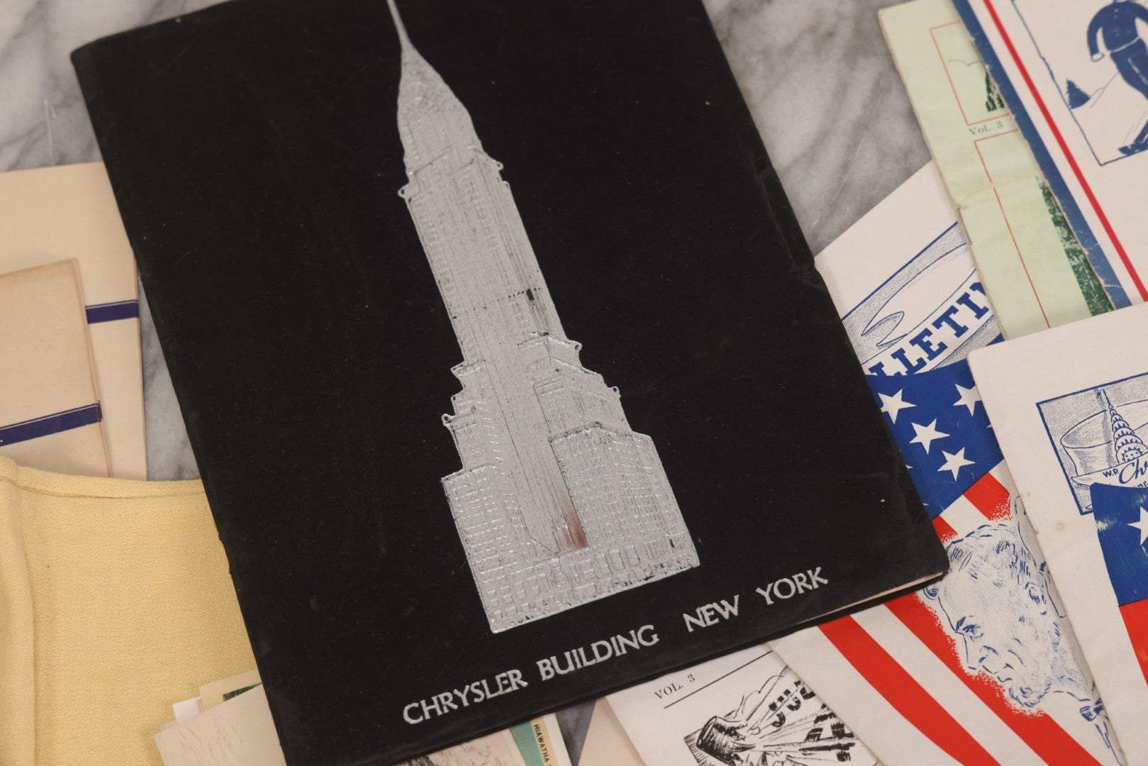 Lot 252 - Mixed Ephemera Grouping Related To The Chrysler Building, Nyc, And Hotel Syracuse, New York