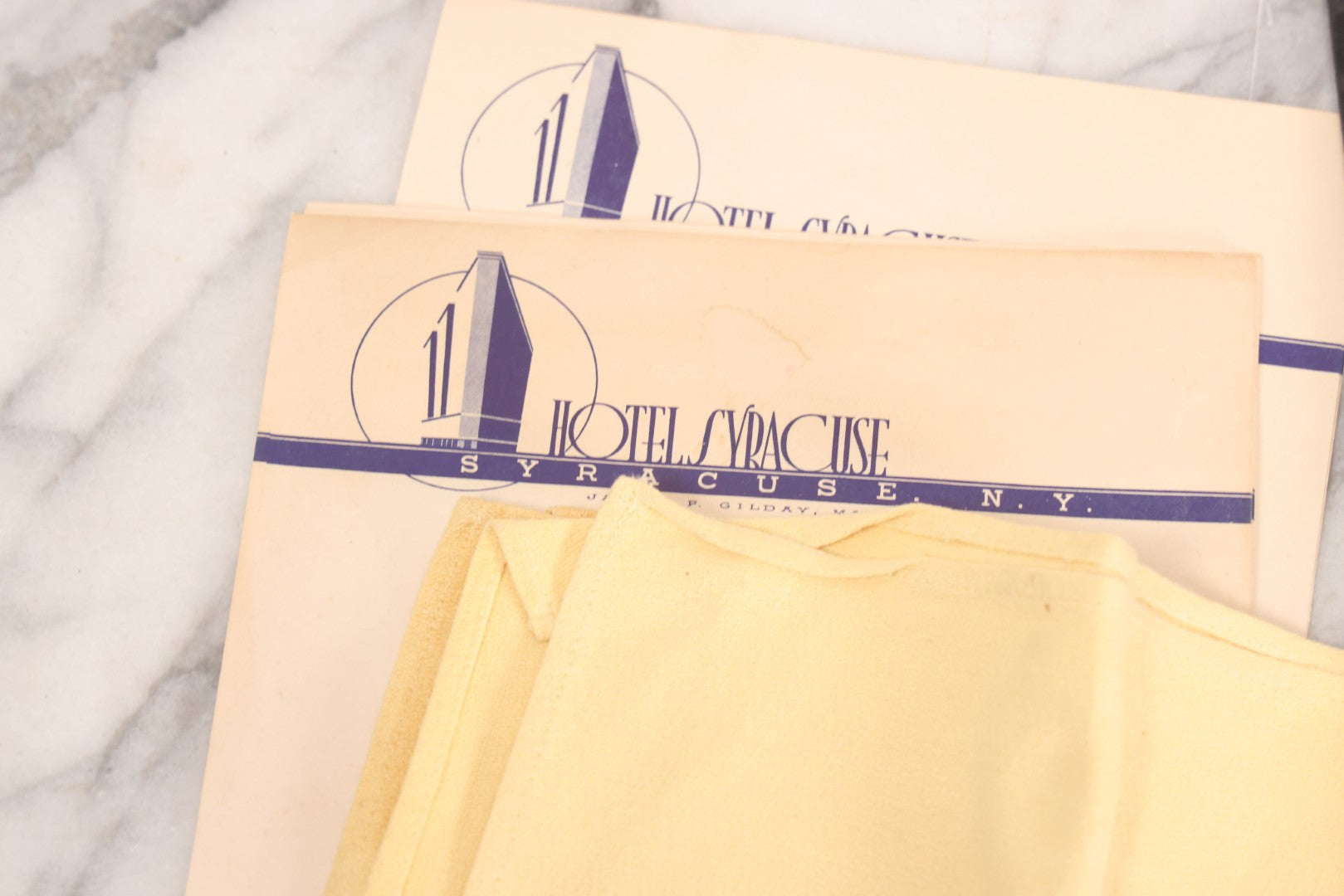 Lot 252 - Mixed Ephemera Grouping Related To The Chrysler Building, Nyc, And Hotel Syracuse, New York