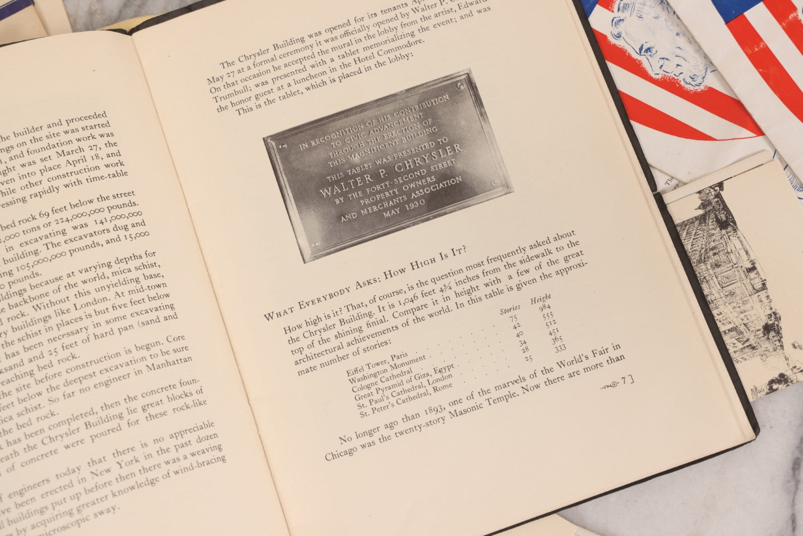 Lot 252 - Mixed Ephemera Grouping Related To The Chrysler Building, Nyc, And Hotel Syracuse, New York