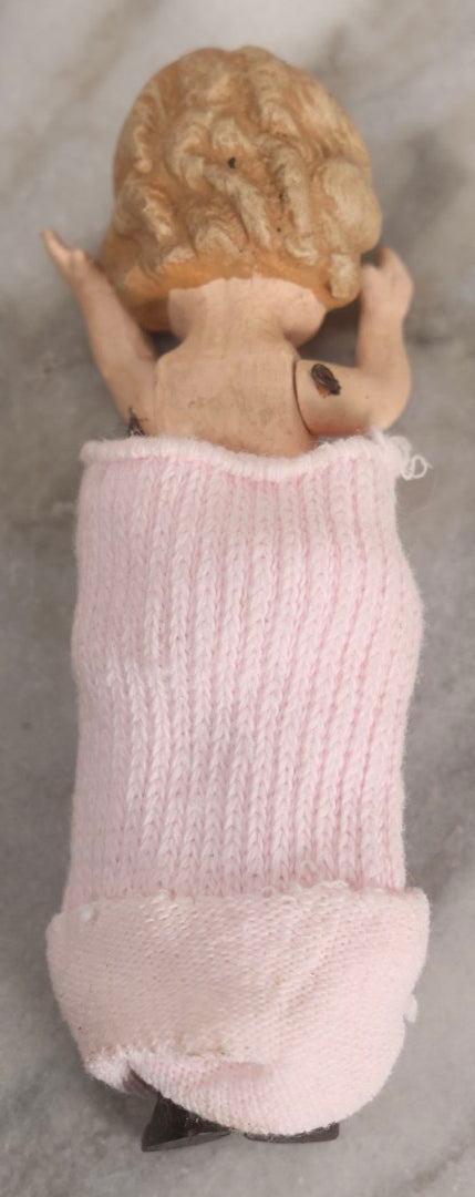 Lot 259 - Trio Of Vintage Children's Toys Including Shirley Temple Doll, Lamb Chop Hand Puppet, And Small Painted Doll