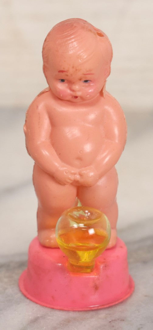 Lot 260 - Vintage "Bubbling Baby" Novelty Plastic Peeing Baby Toy In Original Box