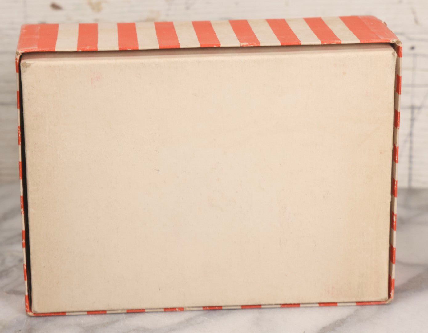 Lot 262 - Trio Of Vintage And Antique Advertising Pieces Including Grass Seed Tin, Camel Tire Tube Repair Kit, And “Little General Infants Durable Hose” Undergarments Box, W.T. Grant Co., 1923