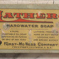 Lot 267 - Antique Lathero Hardwater Soap Advertising Box With Children Blowing Bubbles Graphics, Furst-McNess Co., Freeport, Illinois