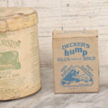 Lot 269 - Trio Of Antique And Vintage Advertising Boxes Including Cow Invigorator, Deckor Hump Pig Rings With Contents, And Flowers Of Sulfur Apothecary Box