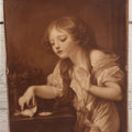 Lot 292 - Antique Photogravure Print After Jean-Baptiste Greuze "L'Oiseau Mort" ("The Dead Bird"), Musée Du Louvre Reproduction No. 882, Circa Late 19th-Early 20th Century