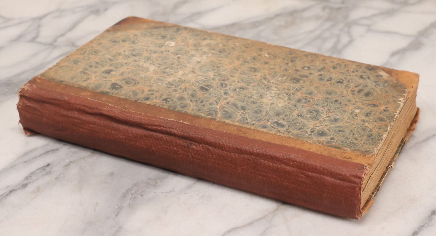 Lot 296 - Antique Bound Compendium "The Penny Magazine Of Society For The Diffusion Of Useful Knowledge" 1840, Published By Charles Knight & Co., London, With Marbled Cover Boards, Numerous Illustrations