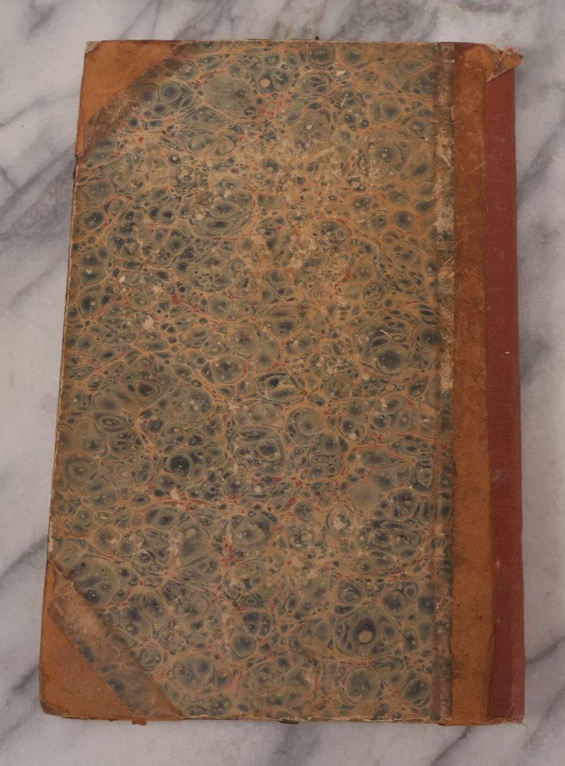 Lot 296 - Antique Bound Compendium "The Penny Magazine Of Society For The Diffusion Of Useful Knowledge" 1840, Published By Charles Knight & Co., London, With Marbled Cover Boards, Numerous Illustrations